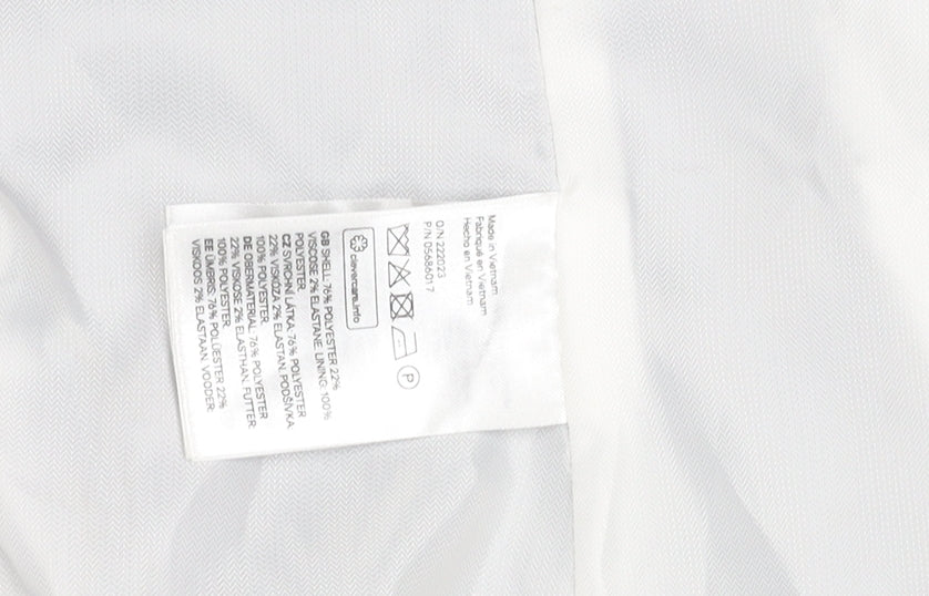 H&M Women's Black Suit Jacket Size 6 Regular Fit