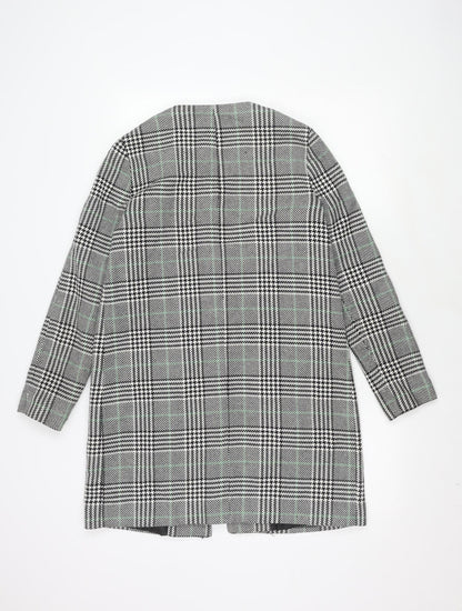 Zara Women's Mid-Length Check Blazer, Size S