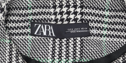 Zara Women's Mid-Length Check Blazer, Size S
