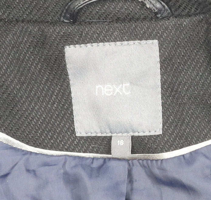 Womens UK Size 16 NEXT Black Basic Jacket