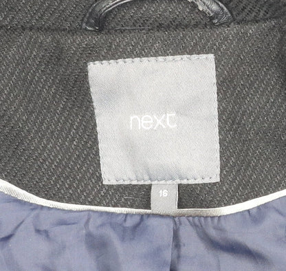 Womens UK Size 16 NEXT Black Basic Jacket