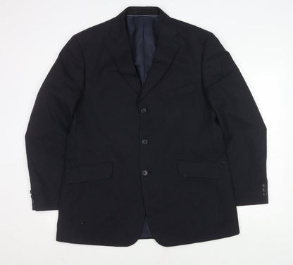 Mens UK Size 42 Marks and Spencer Regular Blue Suit Jacket