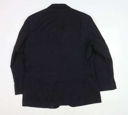 Mens UK Size 42 Marks and Spencer Regular Blue Suit Jacket
