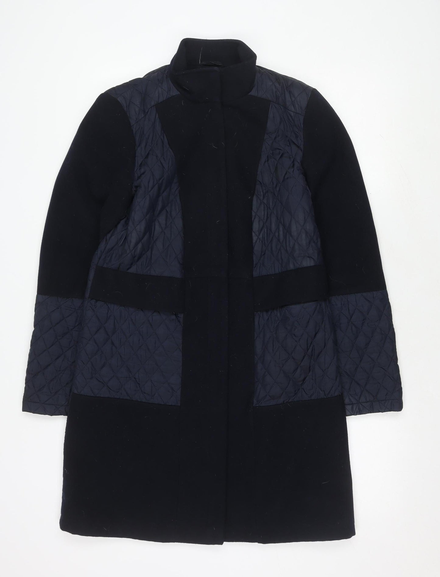 Marks and Spencer Women's Navy Quilted Coat Size 10