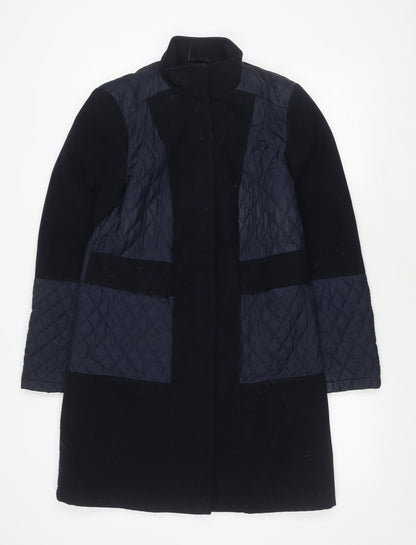 Marks and Spencer Women's Navy Quilted Coat Size 10