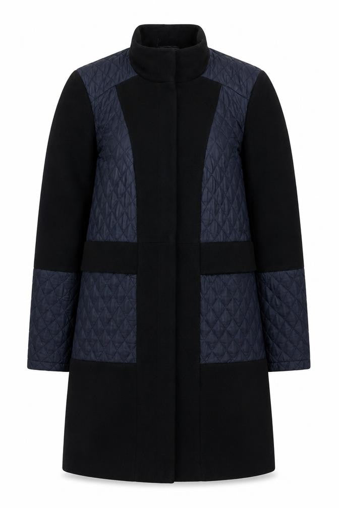 Marks & Spencer Women's Navy Quilted Coat Size 10