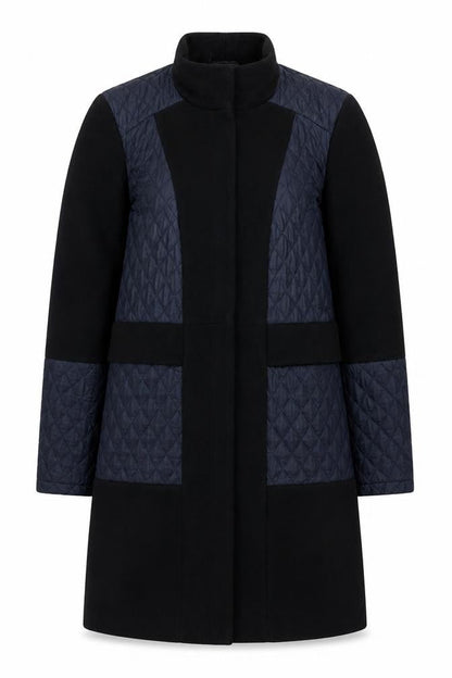Marks & Spencer Women's Navy Quilted Coat Size 10