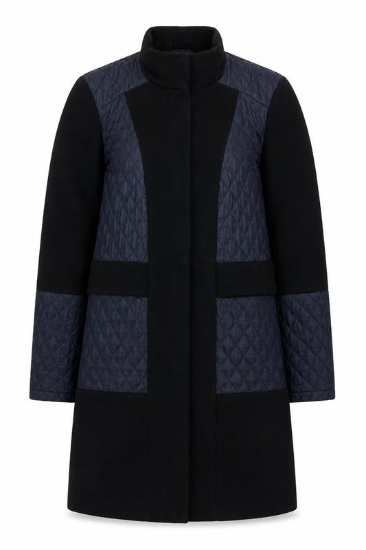 Marks & Spencer Women's Navy Quilted Coat Size 10