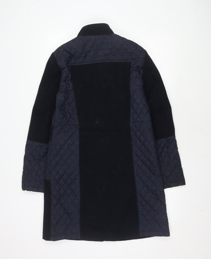 Marks and Spencer Women's Navy Quilted Coat Size 10
