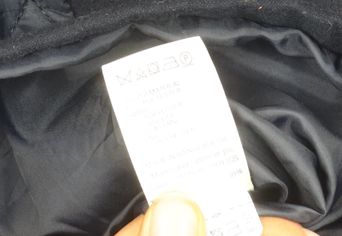 Marks and Spencer Women's Navy Quilted Coat Size 10