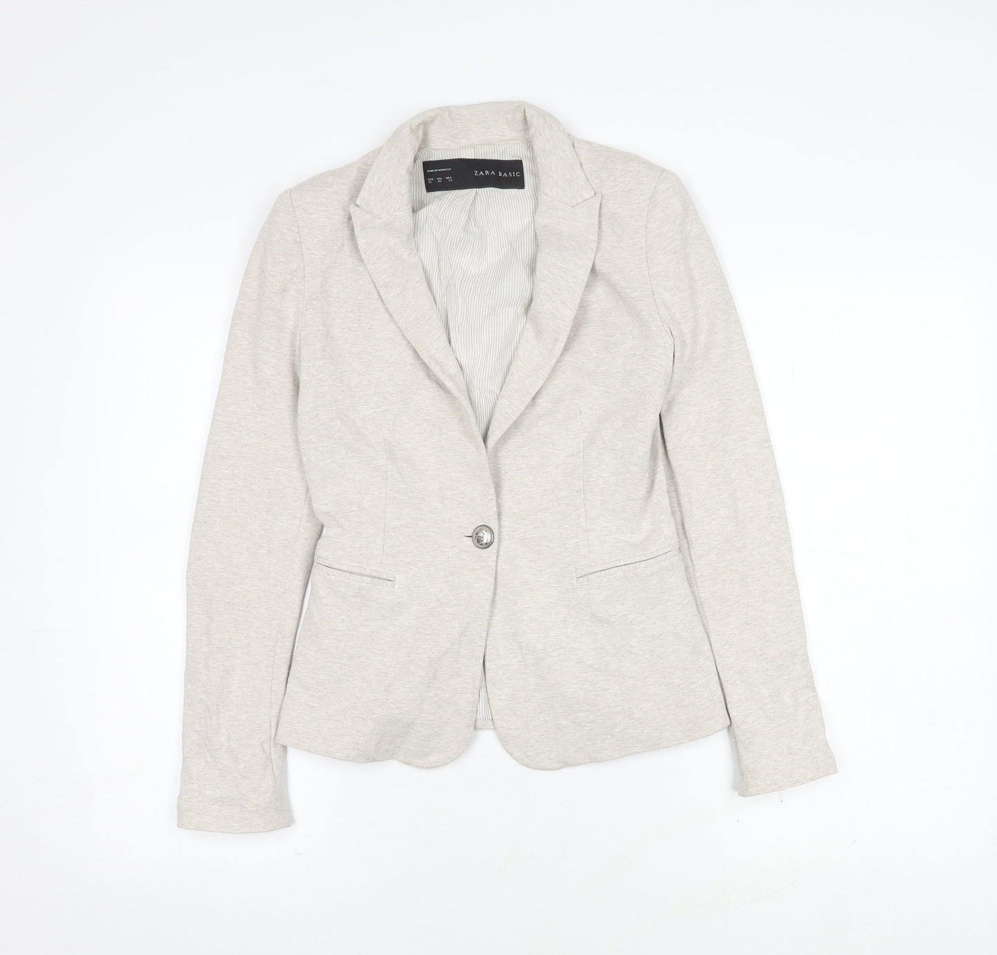 Zara Basic Women’s Ivory XS Slim Suit Jacket