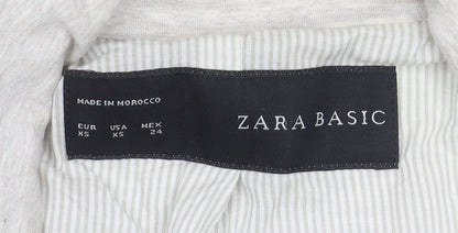 Zara Basic Women’s Ivory XS Slim Suit Jacket