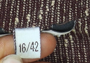 Klass Women's Brown Flecked Blazer, Size 16, Two-Button