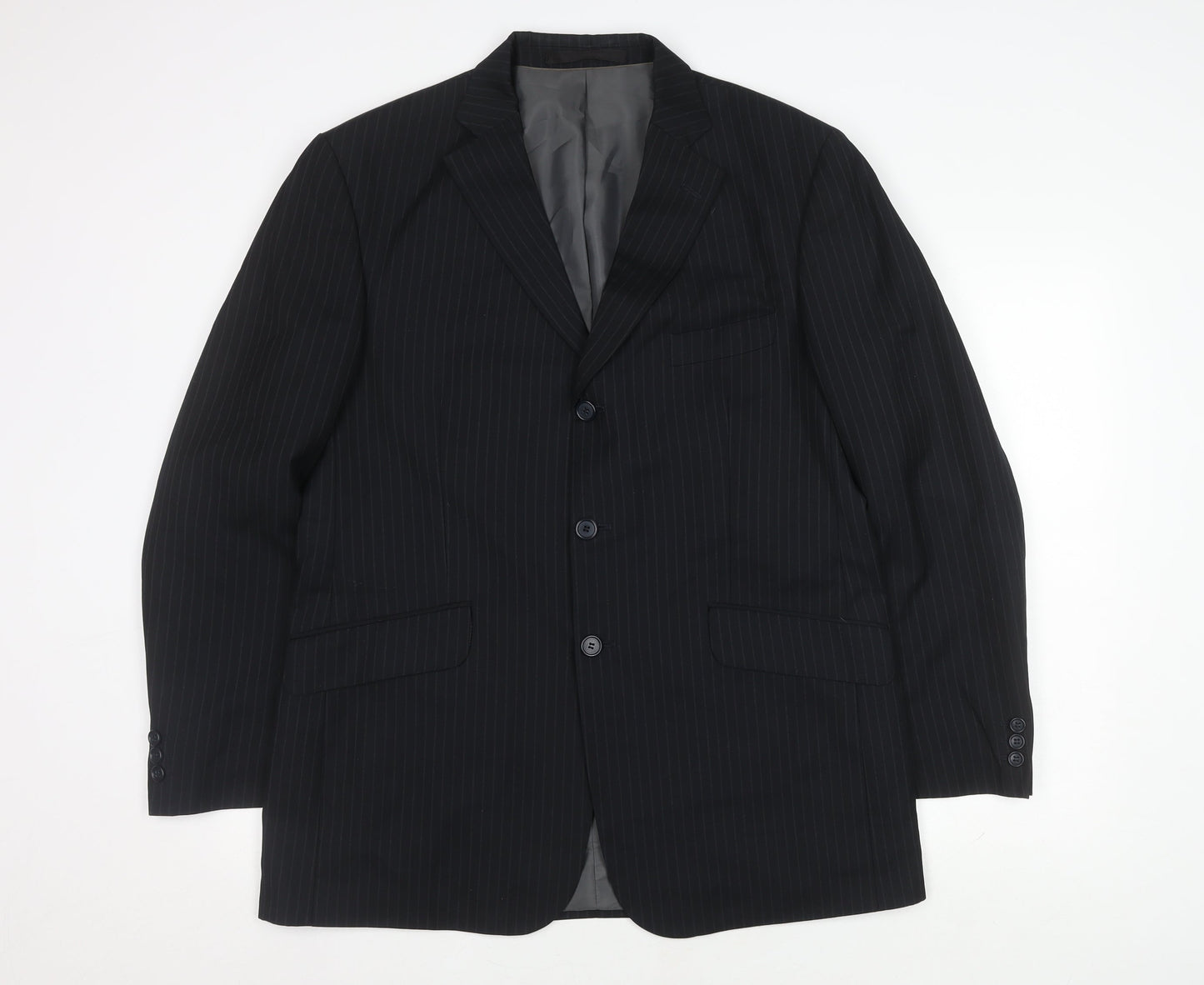 Mens UK Size 42 Marks and Spencer Regular Blue Suit Jacket