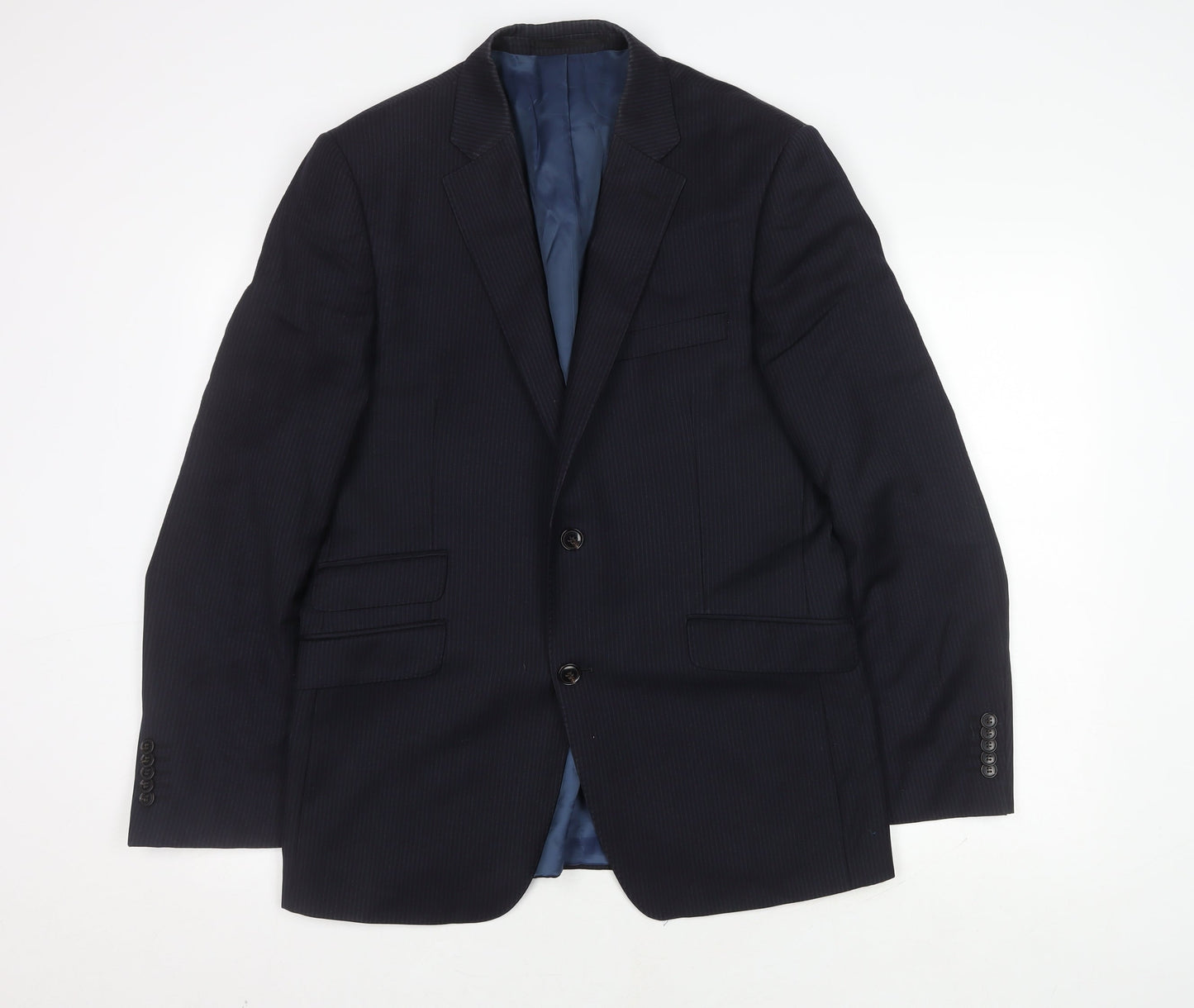 Mens UK Size 40 John Lewis Regular Blue Suit Jacket