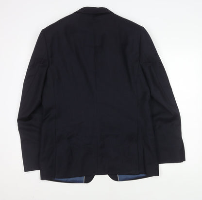 Mens UK Size 40 John Lewis Regular Blue Suit Jacket