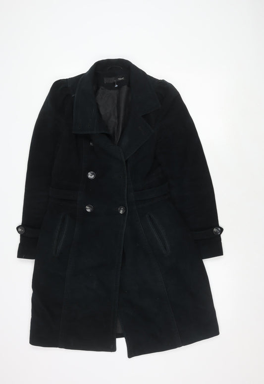 Womens UK Size 8 NEXT Black Overcoat