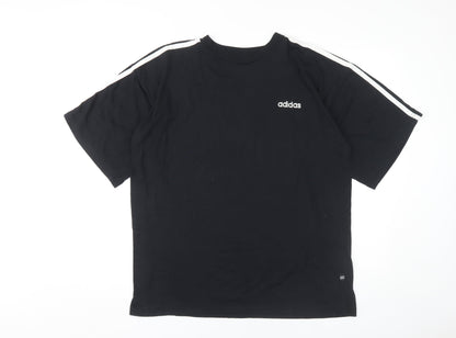 Adidas Men's Black XL Crew Neck T-Shirt