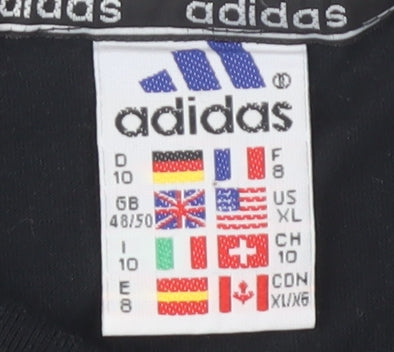 Adidas Men's Black XL Crew Neck T-Shirt