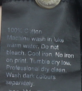 Helly Hansen Men's Black Polo, Medium, Short Sleeve