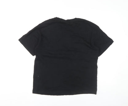 Smiley Originals Black M Crew Tee Unisex, Funny Design