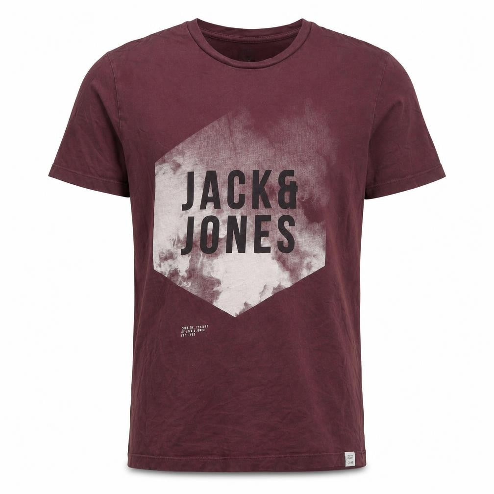 Mens UK Size M JACK & JONES Red  T-Shirt