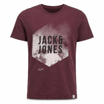 Mens UK Size M JACK & JONES Red  T-Shirt