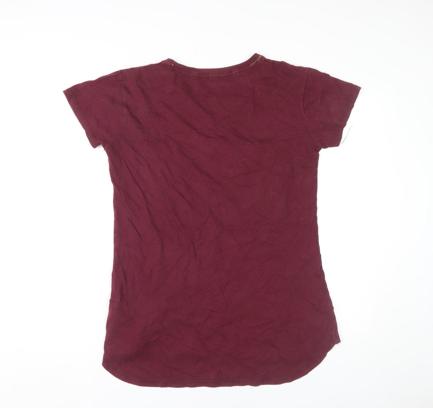 Unisex Adults UK Size S Harry Potter Red  T-Shirt