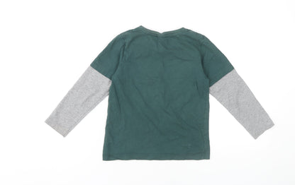 Avengers Boys Green Long Sleeve T-Shirt, Size 5 Years