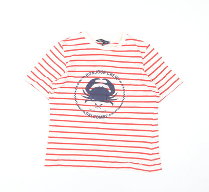 Womens UK Size 8 Crew Clothing Company Red  T-Shirt