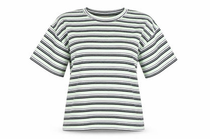 Viyella Unisex Striped T-Shirt, Multicoloured, Large