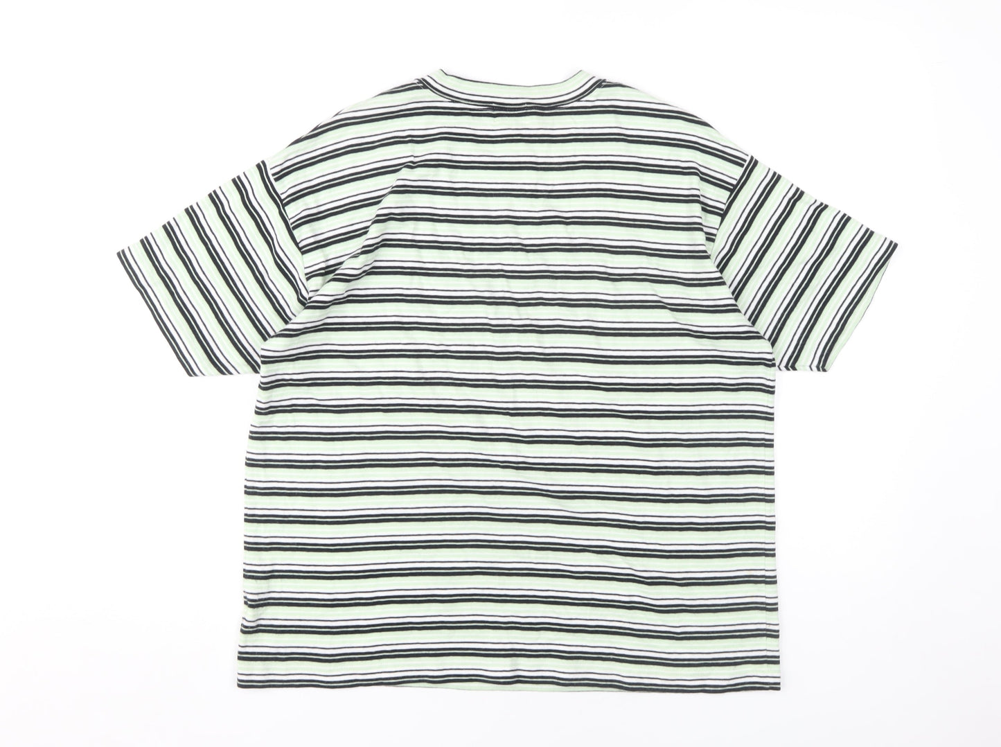 Viyella Unisex Striped T-Shirt, Multicoloured, Large