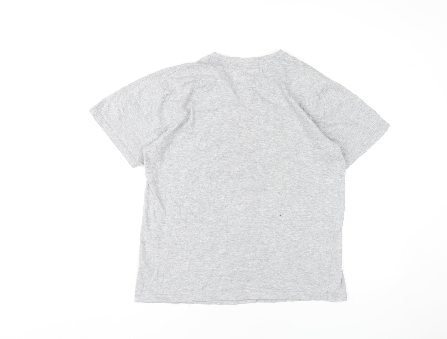 Men's Grey 'Back to the Future' Graphic T-Shirt - S