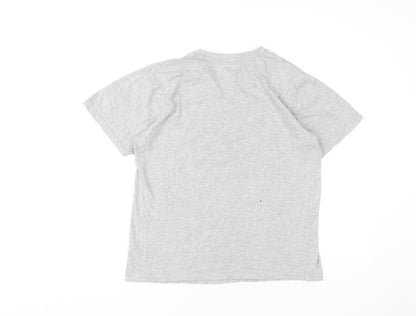 Men's Grey 'Back to the Future' Graphic T-Shirt - S