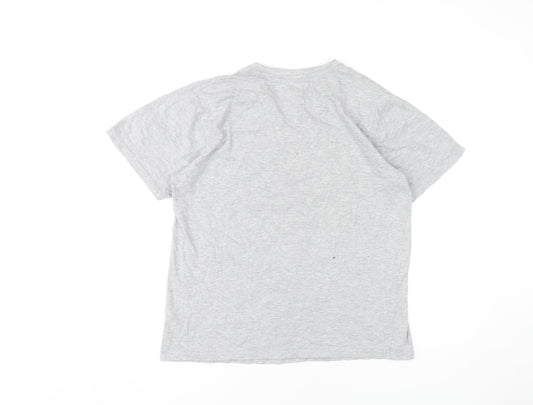 Men's Grey 'Back to the Future' Graphic T-Shirt - S