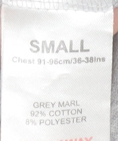 Men's Grey 'Back to the Future' Graphic T-Shirt - S