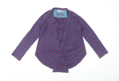 Womens UK Size 10 Fat Face Multicoloured Wrap Jumper