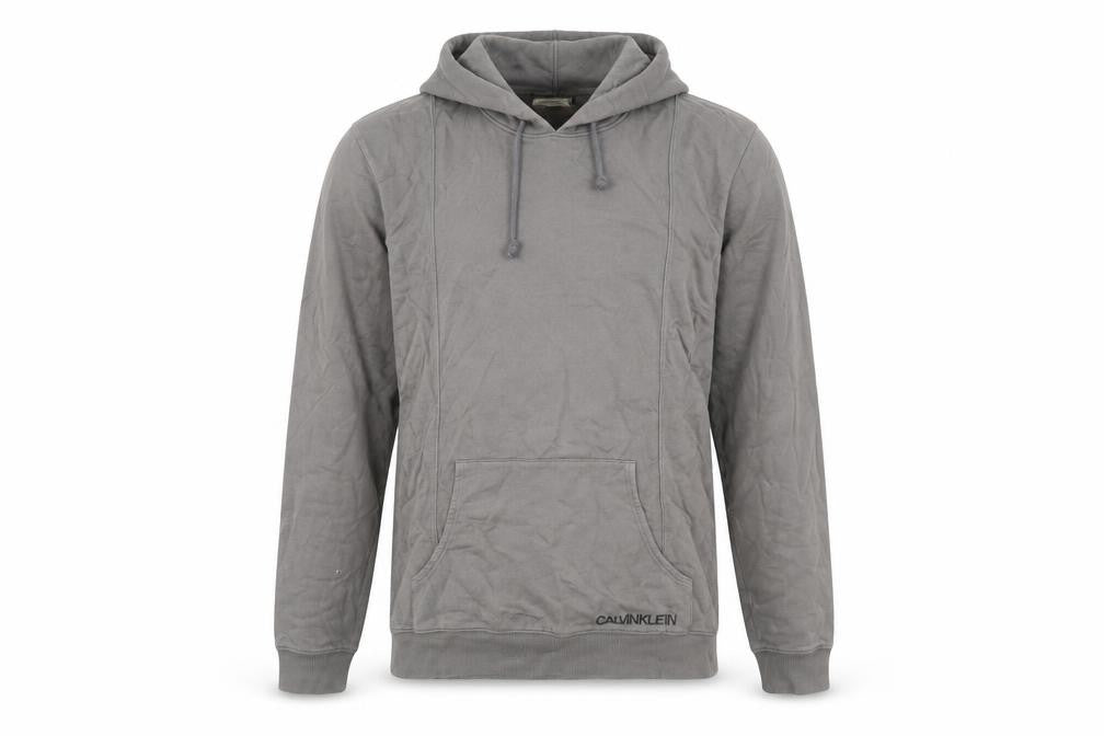 Mens UK Size S Calvin Klein Grey Pullover Hoodie