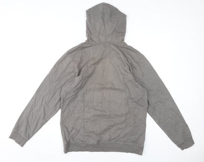 Mens UK Size S Calvin Klein Grey Pullover Hoodie
