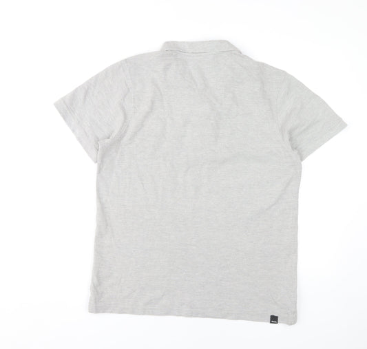 Bench Men's Grey Polo Shit Size L