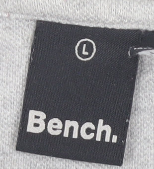 Bench Men's Grey Polo Shit Size L