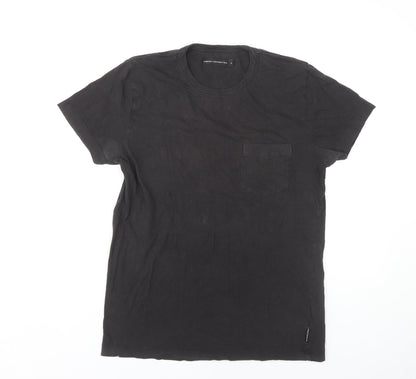 Mens UK Size S French Connection Black  T-Shirt