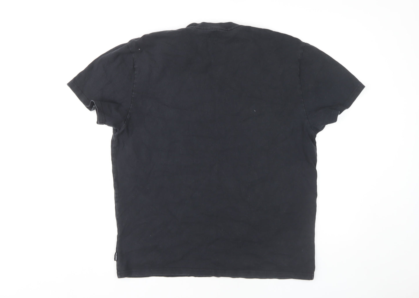 Mens UK Size L Hollister Black  T-Shirt