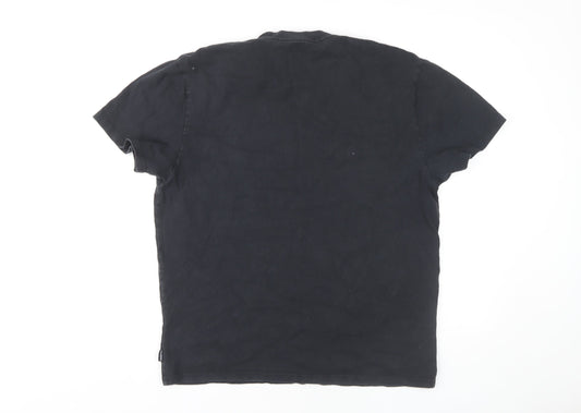 Mens UK Size L Hollister Black  T-Shirt