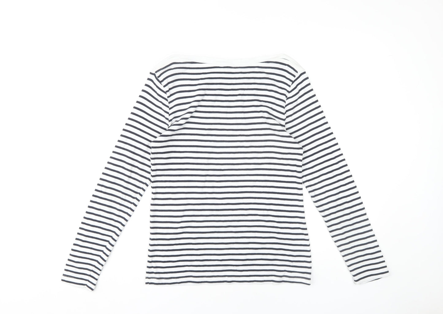 Cotton Traders Women's Multicolour Striped Top