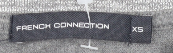 French Connection Men's Grey XS Short Sleeve Polo
