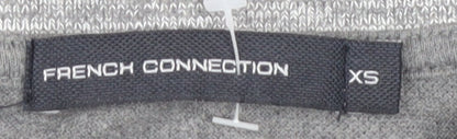 French Connection Men's Grey XS Short Sleeve Polo