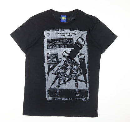 Cement Power Unisex Black Comic T-Shirt XL