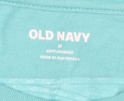 Old Navy Unisex Blue Medium Beach Graphic T-Shirt