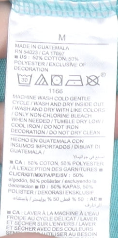 Old Navy Unisex Blue Medium Beach Graphic T-Shirt